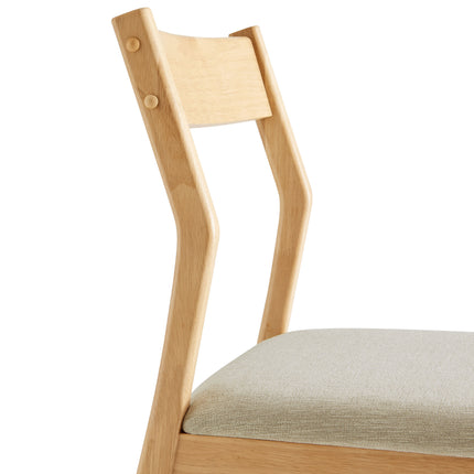 Modway EEI-6918 Solara Fabric Wood Dining Side Chairs Set of 2 - Plaza Home Decor