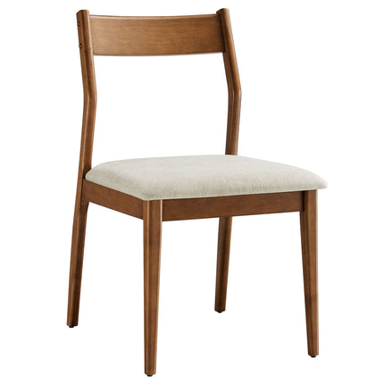 Modway EEI-6918 Solara Fabric Wood Dining Side Chairs Set of 2 - Plaza Home Decor