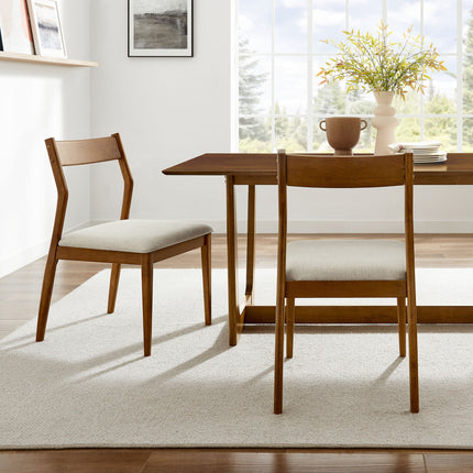 Modway EEI-6918 Solara Fabric Wood Dining Side Chairs Set of 2 - Plaza Home Decor