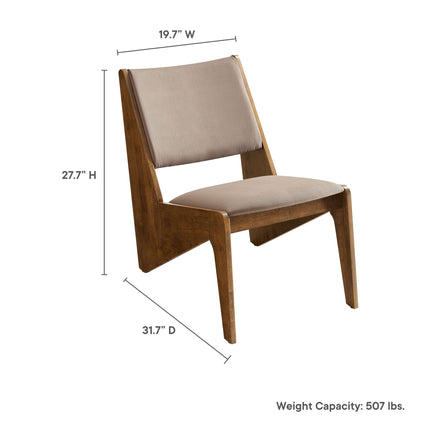 Modway EEI-6922 Rylina Vegan Leather Accent Chairs Set of 2 Modway