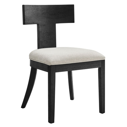 Modway EEI-6923 Peregrine Wood and Fabric Upholstered Dining Chairs Set of 2 Modway
