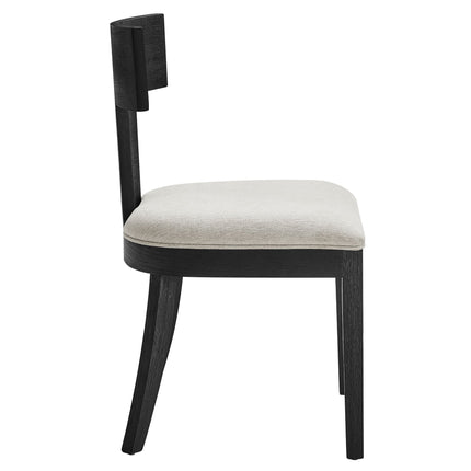 Modway EEI-6923 Peregrine Wood and Fabric Upholstered Dining Chairs Set of 2 Modway