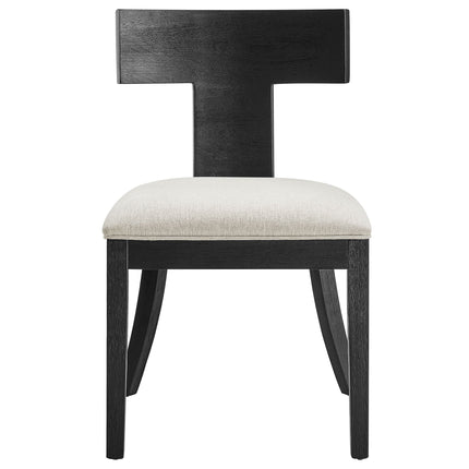 Modway EEI-6923 Peregrine Wood and Fabric Upholstered Dining Chairs Set of 2 Modway