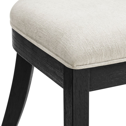 Modway EEI-6923 Peregrine Wood and Fabric Upholstered Dining Chairs Set of 2 Modway