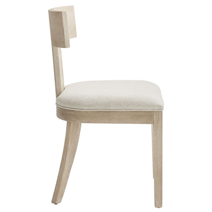Modway EEI-6923 Peregrine Wood and Fabric Upholstered Dining Chairs Set of 2 Modway