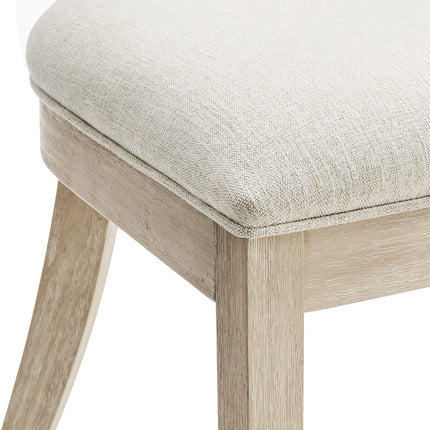 Modway EEI-6923 Peregrine Wood and Fabric Upholstered Dining Chairs Set of 2 Modway