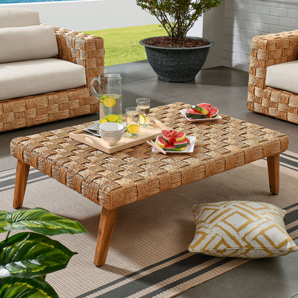 Modway EEI-6926 Thames Outdoor Patio Wicker Outdoor Patio Rattan Coffee Table - Plaza Home Decor