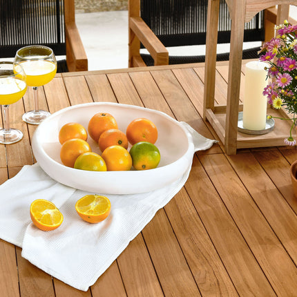 Modway EEI-6929 Vienna 7-Piece Outdoor Patio Teak and Rope Dining Set with Armchairs Modway
