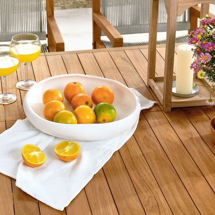 Modway EEI-6929 Vienna 7-Piece Outdoor Patio Teak and Rope Dining Set with Armchairs Modway