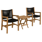 Natural Black / Teak and Rope