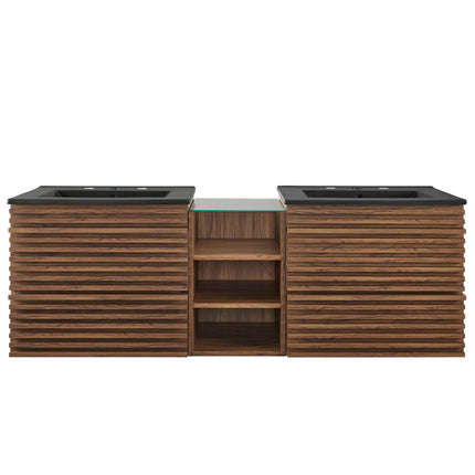 Modway EEI-6941 Render 62" Wall-Mount Double Sink Bathroom Vanity Modway