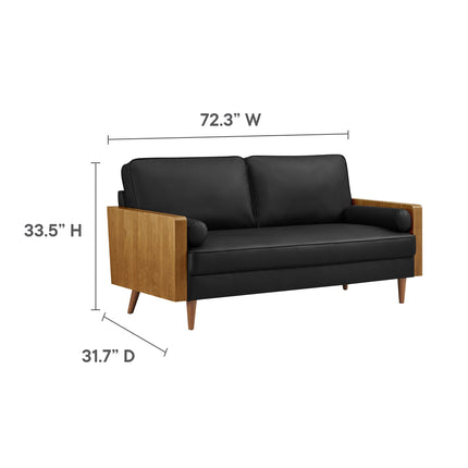 Modway EEI-6942 Kellan Vegan Leather Sofa Modway