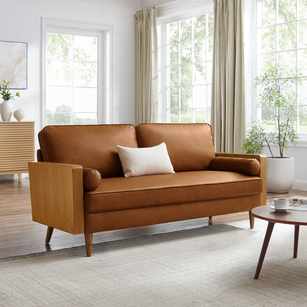 Modway EEI-6942 Kellan Vegan Leather Sofa Modway