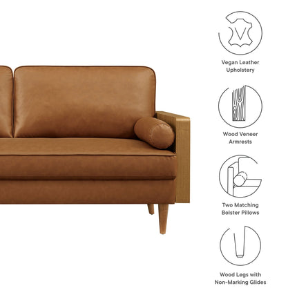 Modway EEI-6942 Kellan Vegan Leather Sofa Modway