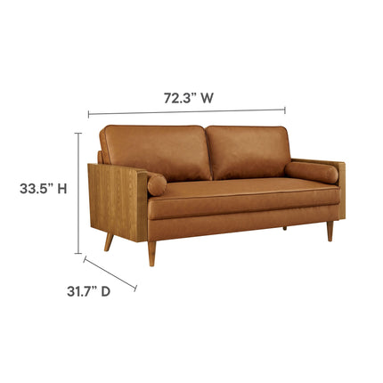 Modway EEI-6942 Kellan Vegan Leather Sofa Modway