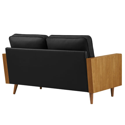 Modway EEI-6943 Kellan Vegan Leather Loveseat Modway
