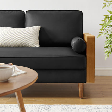 Modway EEI-6943 Kellan Vegan Leather Loveseat Modway