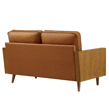 Modway EEI-6943 Kellan Vegan Leather Loveseat Modway