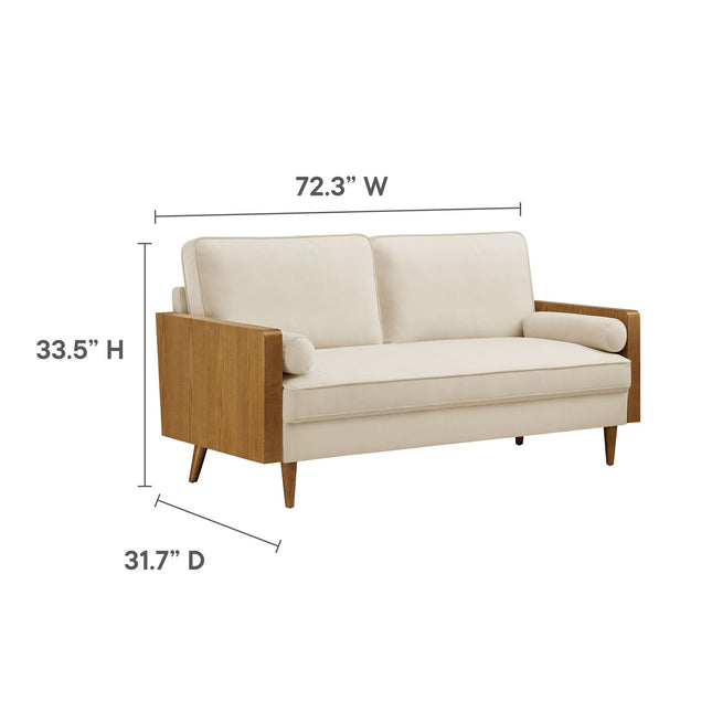 Modway EEI-6944 Kellan Performance Velvet Sofa Modway