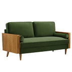 Walnut Moss Green / Performance Velvet