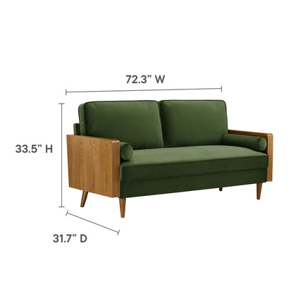 Modway EEI-6944 Kellan Performance Velvet Sofa Modway