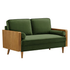 Walnut Moss Green / Performance Velvet