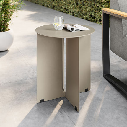 Modway EEI-6946 Tecton Outdoor Patio Aluminum Side Table - Plaza Home Decor