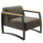 Charcoal Smoke / Aluminum and Fabric