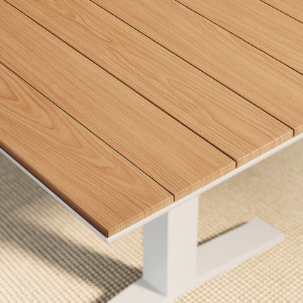 Modway EEI-6948 Gavelston 91" Outdoor Patio Aluminum Dining Table Modway