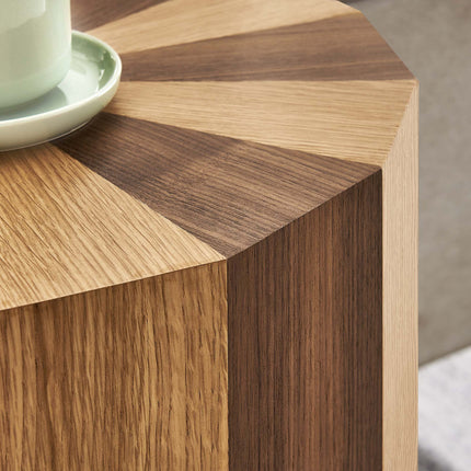 Modway EEI-6952 Twirl Two-Toned Wood Veneer Side Table Modway
