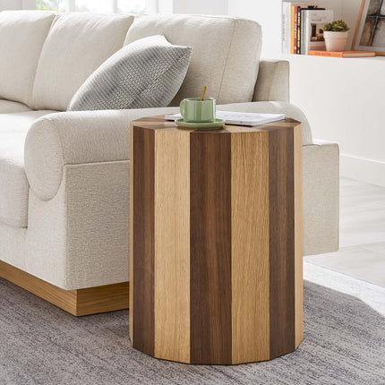 Modway EEI-6952 Twirl Two-Toned Wood Veneer Side Table Modway