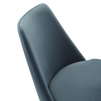 Modway EEI-6954 Lippa Swivel Dining Performance Velvet Side Chair Modway