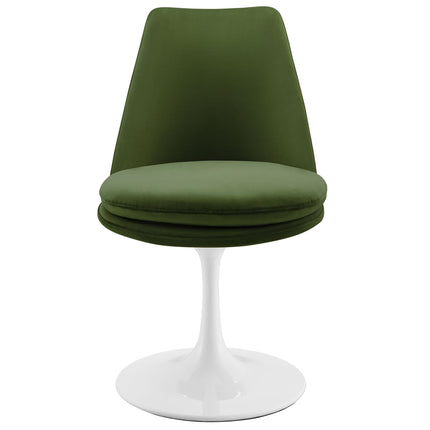 Modway EEI-6954 Lippa Swivel Dining Performance Velvet Side Chair Modway