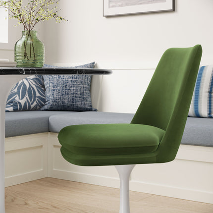 Modway EEI-6954 Lippa Swivel Dining Performance Velvet Side Chair Modway