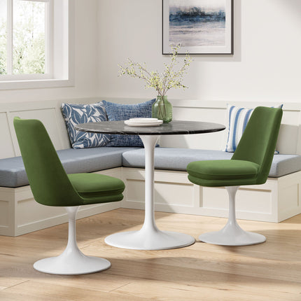 Modway EEI-6954 Lippa Swivel Dining Performance Velvet Side Chair Modway
