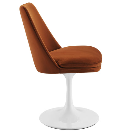 Modway EEI-6954 Lippa Swivel Dining Performance Velvet Side Chair Modway