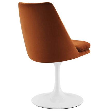 Modway EEI-6954 Lippa Swivel Dining Performance Velvet Side Chair Modway