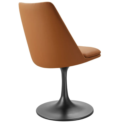 Modway EEI-6955 Lippa Swivel Dining Vegan Leather Side Chair Modway