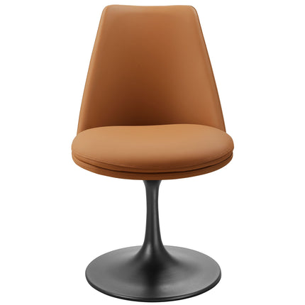 Modway EEI-6955 Lippa Swivel Dining Vegan Leather Side Chair Modway