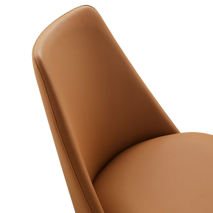 Modway EEI-6955 Lippa Swivel Dining Vegan Leather Side Chair Modway