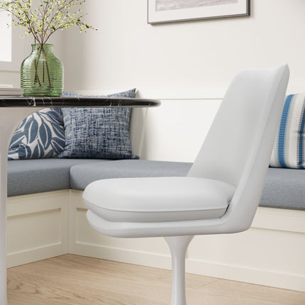 Modway EEI-6955 Lippa Swivel Dining Vegan Leather Side Chair Modway