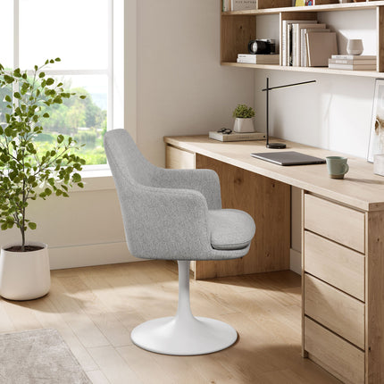 Modway EEI-6956 Lippa Swivel Dining Upholstered Armchair Modway