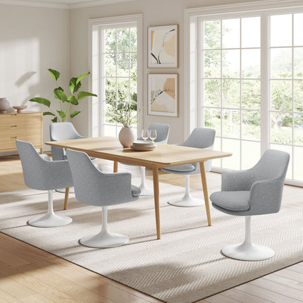 Modway EEI-6956 Lippa Swivel Dining Upholstered Armchair Modway