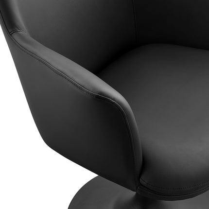 Modway EEI-6958 Lippa Swivel Dining Vegan Leather Armchair Modway