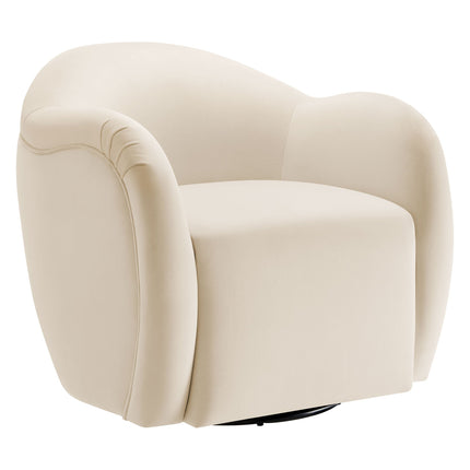 Modway EEI-6959 Compose Performance Velvet Swivel Armchair Modway