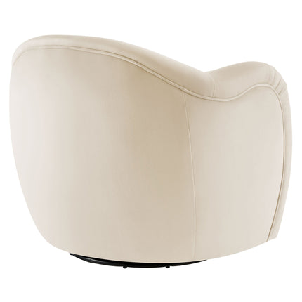 Modway EEI-6959 Compose Performance Velvet Swivel Armchair Modway