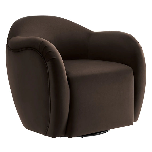 Modway EEI-6959 Compose Performance Velvet Swivel Armchair Modway