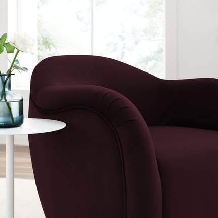 Modway EEI-6959 Compose Performance Velvet Swivel Armchair Modway
