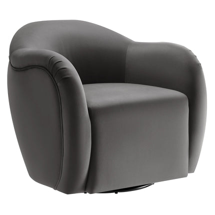 Modway EEI-6959 Compose Performance Velvet Swivel Armchair Modway