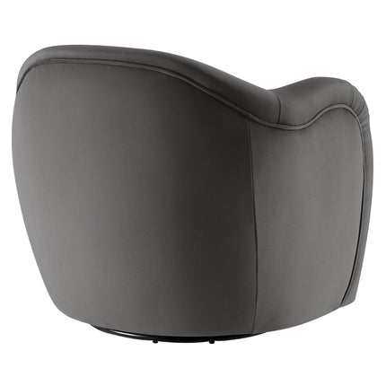 Modway EEI-6959 Compose Performance Velvet Swivel Armchair Modway
